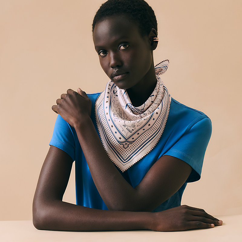 Steamboats bandana 55 | Hermès USA